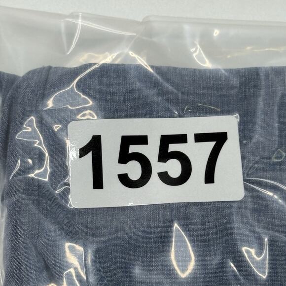 Albion Jetsetter Joggers Chambray Pants Women M Light Blue Nylon Spandex Zippers - Picture 7 of 8